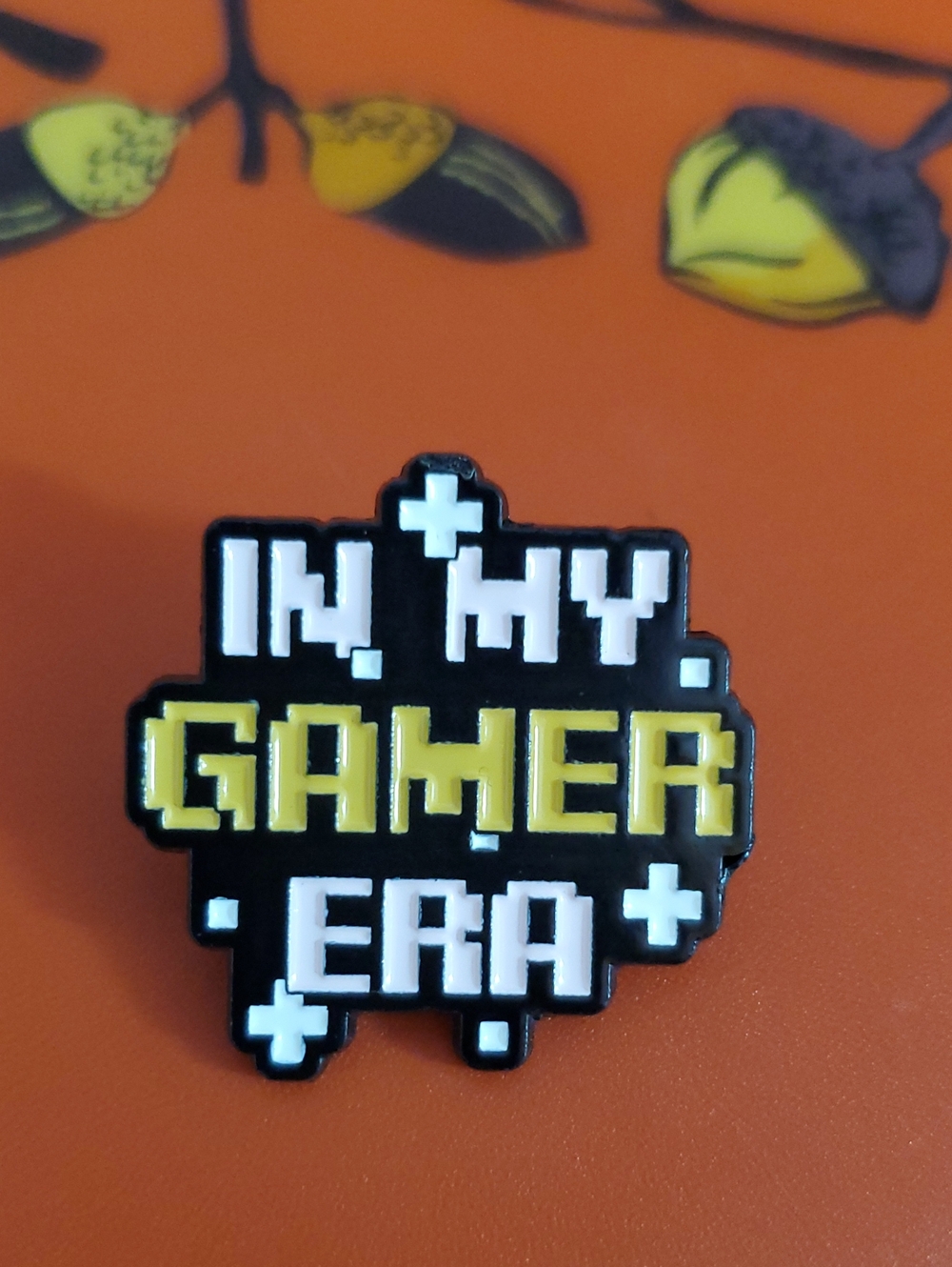 Gamer Era Enamel Pin - Black & Yellow